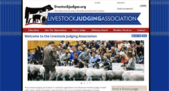 Desktop Screenshot of livestockjudges.org